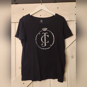 Women's Juicy Couture Shimmery Graphic Shirt. Size M. Authentic